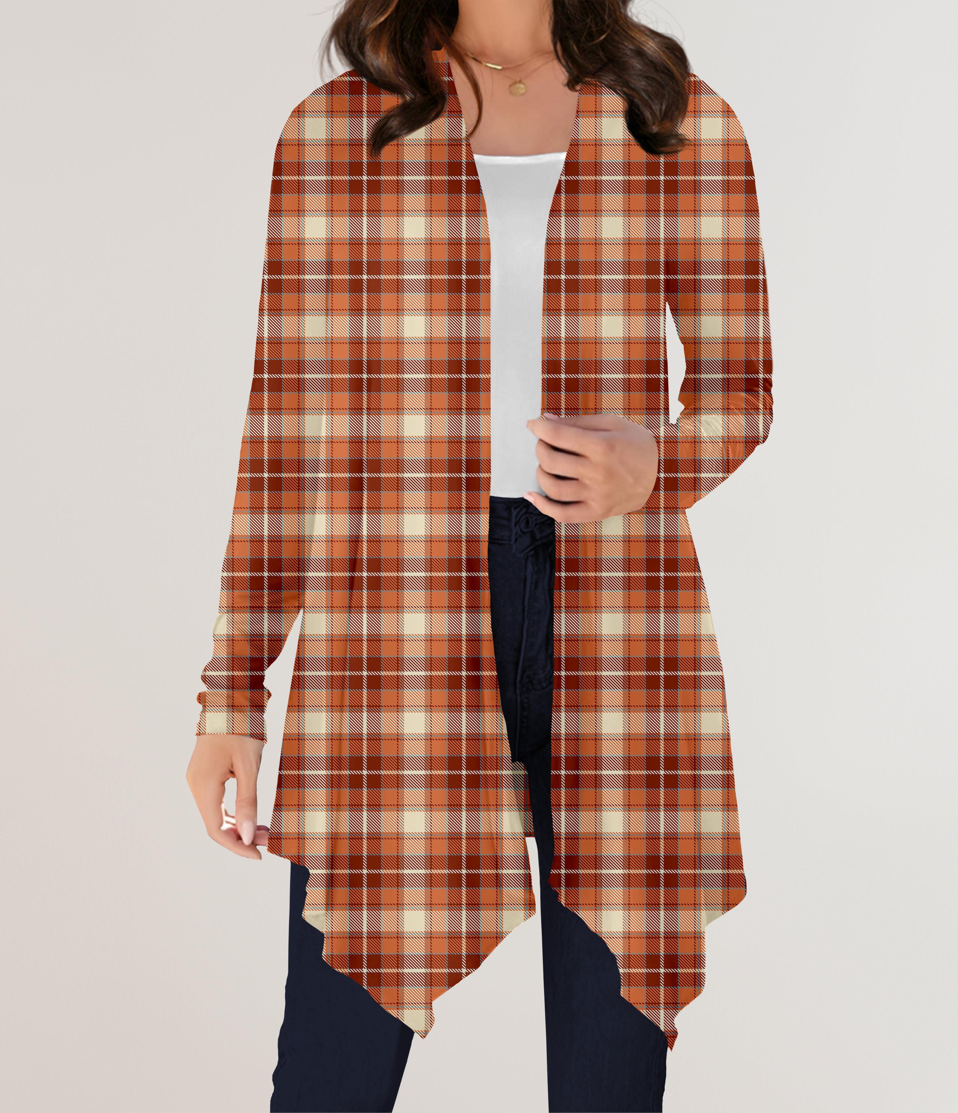 October Plaid Cardigan w/ Pockets (ready to ship) – Fox Den Apparel
